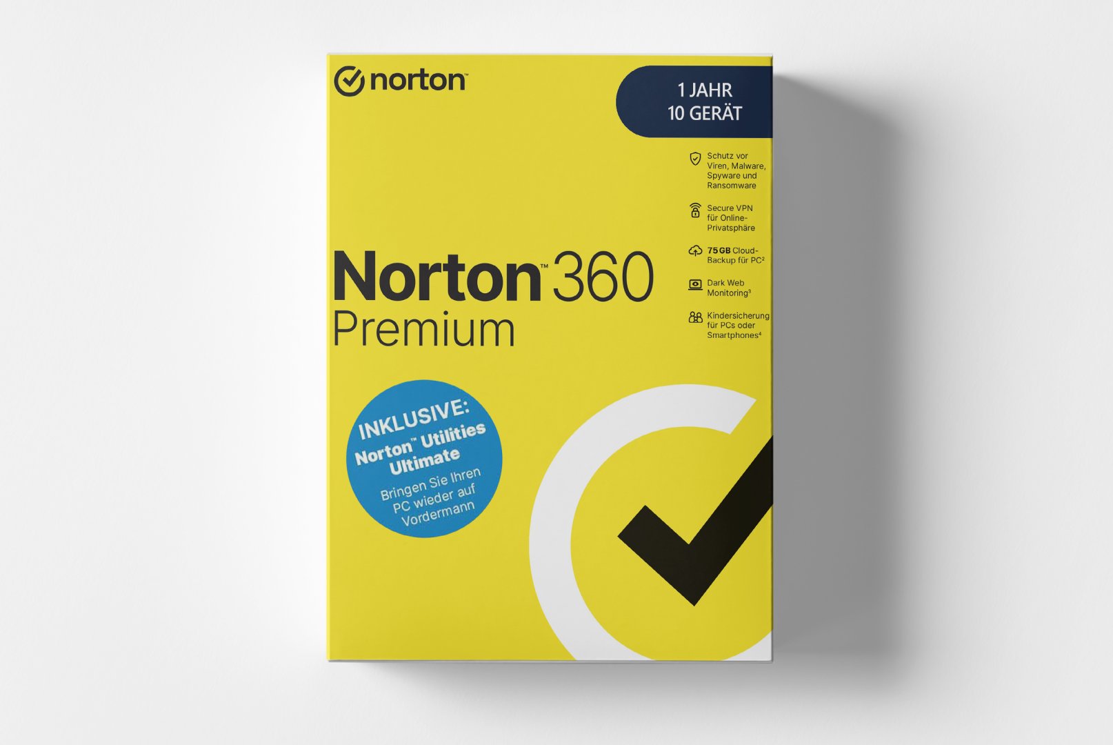 Norton 360 Premium + Utilities Ultimate 2025 EU Key (1 Jahr / 10 Geräte) + 75 GB Cloud Storage