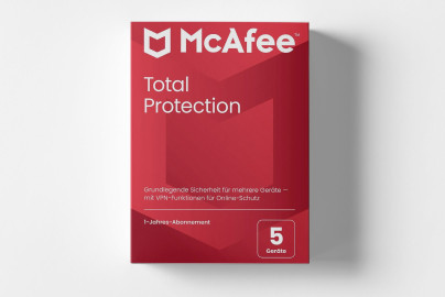 McAfee Total Protection  - 1 Jahr / 5 Geräte